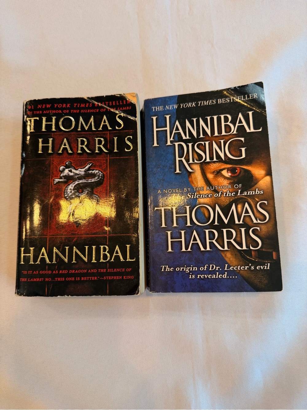 Thomas Harris Paperback Book Lot- Hannibal & Hannibal Rising